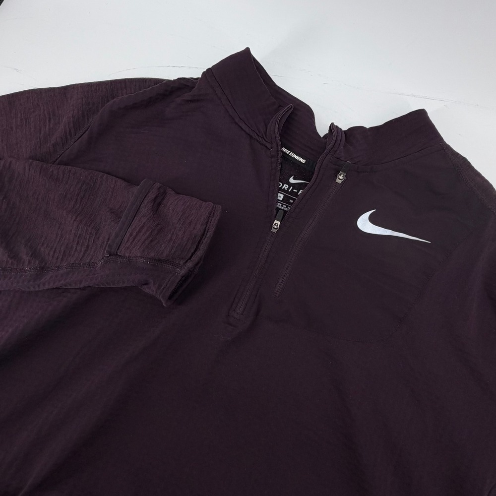 Nike Running Dri-FIT Element Half-Zip Pullover Purple XL AO2817-671 Mens